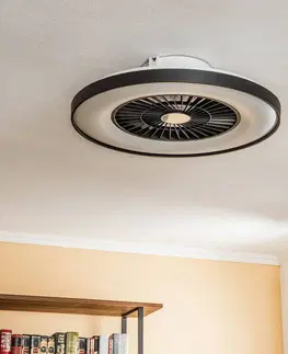 Stropní ventilátory se světlem Starluna Starluna Narmin LED stropní ventilátor Tuya černá