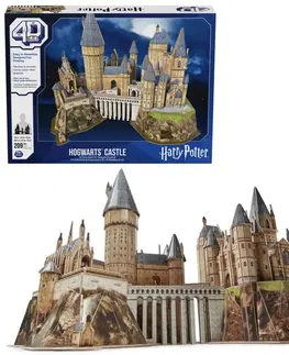 Hračky puzzle SPIN MASTER - FDP 4D Puzzle Harry Potter Bradavický Hrad
