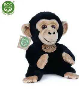 Plyšáci Rappa Plyšová opice Šimpanz sedící, 18 cm