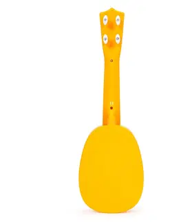 Hudební nástroje pro děti ECOTOYS Dětské ukulele Dumbo pomeranč