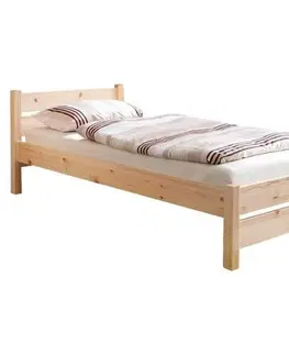 Jednolůžkové postele Postel Z Masívu Bora - 100x200cm