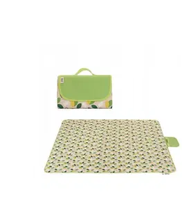 Piknikové deky Voděodolná plážová deka v zelené barvě