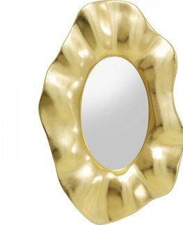 Nástěnná zrcadla KARE Design Zrcadlo Riley - zlaté. 150x98cm