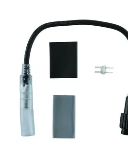 Příslušenství DecoLED Prodlužovací kabel pro světelné hadice 0,25m, černý, samčí,IP67