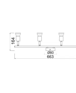 Moderní bodová svítidla ACA Lighting Spot stropní svítidlo MC634WH4
