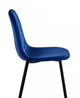 Židle TZB Čalouněná designová židle ForChair III modrá