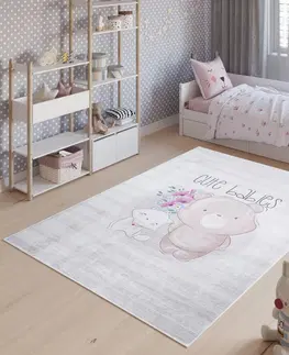Dětské koberce Dětský koberec s motivem roztomilých zvířecích kamarádů