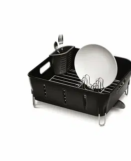 Odkapávače nádobí Simplehuman Odkapávač na nádobí Compact, černá