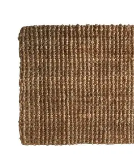 Koberce a koberečky Přírodní jutový koberec vázaný - 70*140*1cm Mars & More KMJMG70