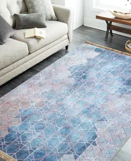 Moderní koberce Protišmykový koberec s geometrickým vzorom