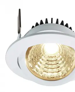 24V Light Impressions Deko-Light stropní vestavné svítidlo COB-95-24V-2700K-kulaté 24V DC 12,00 W 2700 K 900 lm bílá 565308