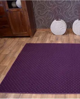 Koberce a koberečky Dywany Lusczow Kusový koberec AKTUA Mateio fialový, velikost 400x600