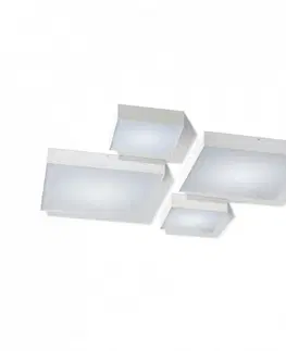 LED nástěnná svítidla LED Stropní a nástěnné svítidlo AZzardo Monza Square 40 white 3000K AZ2273 50W 4200lm 3000K IP20 40cm hranaté bílé
