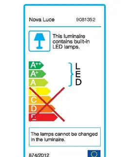 LED bodová svítidla NOVA LUCE bodové svítidlo DONA černý hliník LED Cree 3W 230V vypínač na těle 3000K IP20 9081352