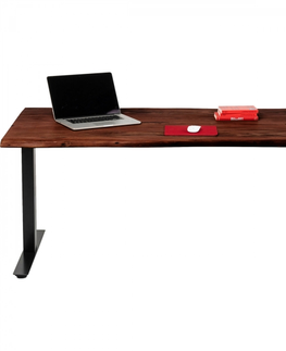 Výškově nastavitelné psací stoly KARE Design Výškově nastavitelný stůl Harmony - tmavý, 180x90cm