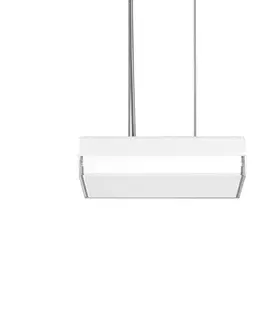 Závěsná světla BEGA RZB Flat Slim+ Závěsné svítidlo DALI 30x30cm 22W bílá/lesklá