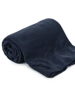 Přikrývky Jahu Fleecová deka UNI tmavě modrá, 150 x 200 cm