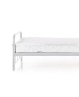 Postele HALMAR Kovová postel LINA 90x200 bílá