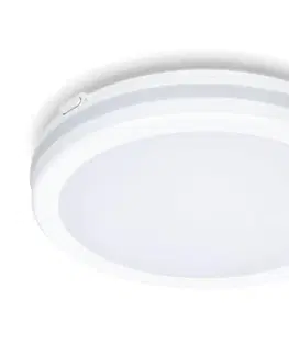 Svítidla  LED Koupelnové stropní svítidlo se senzorem LED/18W/230V pr. 30 cm bílá + DO 