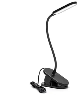 Lampy  B.V.  - LED Stmívatelná stolní lampa s klipem LED/2,5W/5V černá 