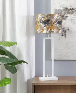Lampy stolní Stolní lampa White Parot 78cm