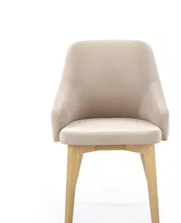 Židle Jídelní židle TOLEDO 2 HALMAR Béžová