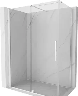 Sprchové kouty MEXEN/S Velar sprchový kout 160 x 100, transparent, bílá 871-160-100-01-20