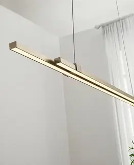 Závěsná světla Lucande LED závěsné trámové světlo Tymon, úzké, rozkládací