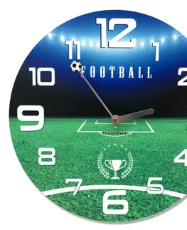 Nástěnné hodiny Hodiny nástěnné s motivem fotbalu