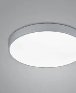 Stropní svítidla Trio Lighting Stropní svítidlo LED Waco, CCT, Ø 49,5 cm, titanová barva