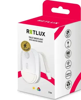 Koupelnový nábytek Retlux RNL 108 Noční LED světlo na toaletu, 5 lm