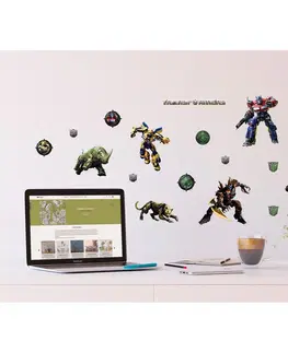 Samolepky na zeď Samolepící dekorace Transformers, 30 x 30 cm