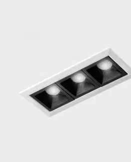 Bodovky do podhledu na 230V KOHL LIGHTING KOHL-Lighting NSES zapuštěné svítidlo s rámečkem 105x45 mm bílá-černá 6 W CRI 90 2700K DALI