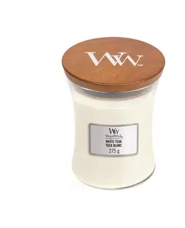 Svíčky Vonná svíčka WoodWick střední - White Teak
