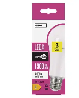 LED žárovky EMOS LED žárovka Classic A67 / E27 / 17 W (120 W) / 1 900 lm / neutrální bílá ZQ5174