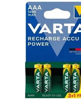 Baterie primární VARTA Varta 5703301494 - 3+1 ks Nabíjecí baterie ACCU AAA Ni-MH/1000mAh/1,2V 