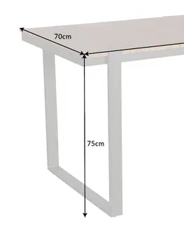 Zahradní stolky LuxD Designový zahradní stůl Gazelle 123 cm Polywood