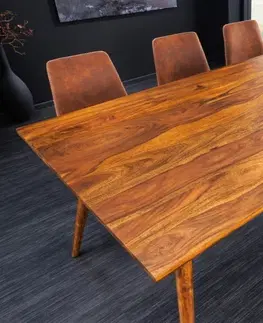 Designové a luxusní jídelní stoly Estila Stylový stůl z masivu Chess 160cm