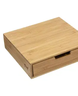 Doplňky do kuchyně DekorStyle Krabička na kapsle do kávy Bamboo