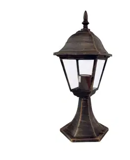 Stojací svítidla ACA Lighting Garden lantern venkovní stojací svítidlo HI6043R