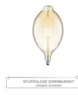 LED žárovky JUST LIGHT LEUCHTEN DIRECT LED Filament, dekorativní žárovka, 4W E27 3000K DIM 08452 LD 08452