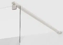 Sprchové kouty MEXEN KIOTO sprchová rozpěra do WALK-IN stěny 8mm kartáčovaný nikl 800-01-97