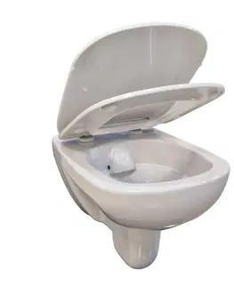 WC sedátka GEBERIT DuofixBasic s tlačítkem DELTA50 458.103.00.1 50BI EG1