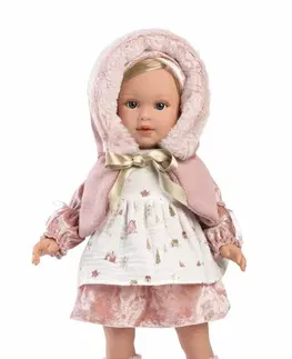 Hračky panenky LLORENS - 54044 LUCIA - realistická panenka s měkkým látkovým tělem - 40 cm