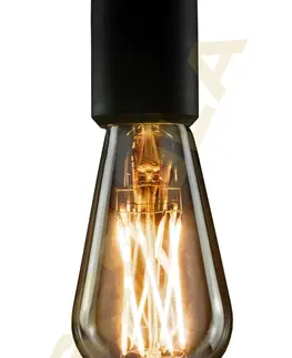 LED žárovky Segula 55700 LED rustika ST64 dlouhá vlákna čirá E27 6,5 W (51 W) 650 Lm 2.700 K