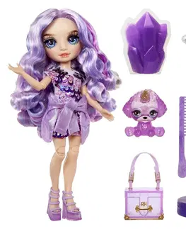Hračky panenky MGA - Rainbow High Fashion panenka se zvířátkem - Violet Willow