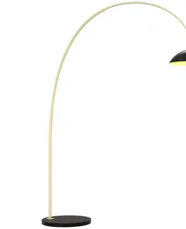 Lampy Wofi Wofi 3001-104 - LED Stmívatelná stojací lampa ROSCOFF LED/21W/230V černá/zlatá 