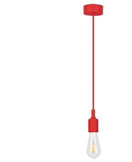 Svítidla Rabalux Rabalux 1414 - Závěsné svítidlo ROXY E27/40W červená 