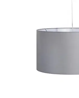 Závěsná svítidla LuxD Designové závěsné světlo Nash, 50 cm, šedé
