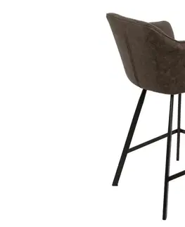 Barové židle LuxD Designová barová židle Giuliana, taupe